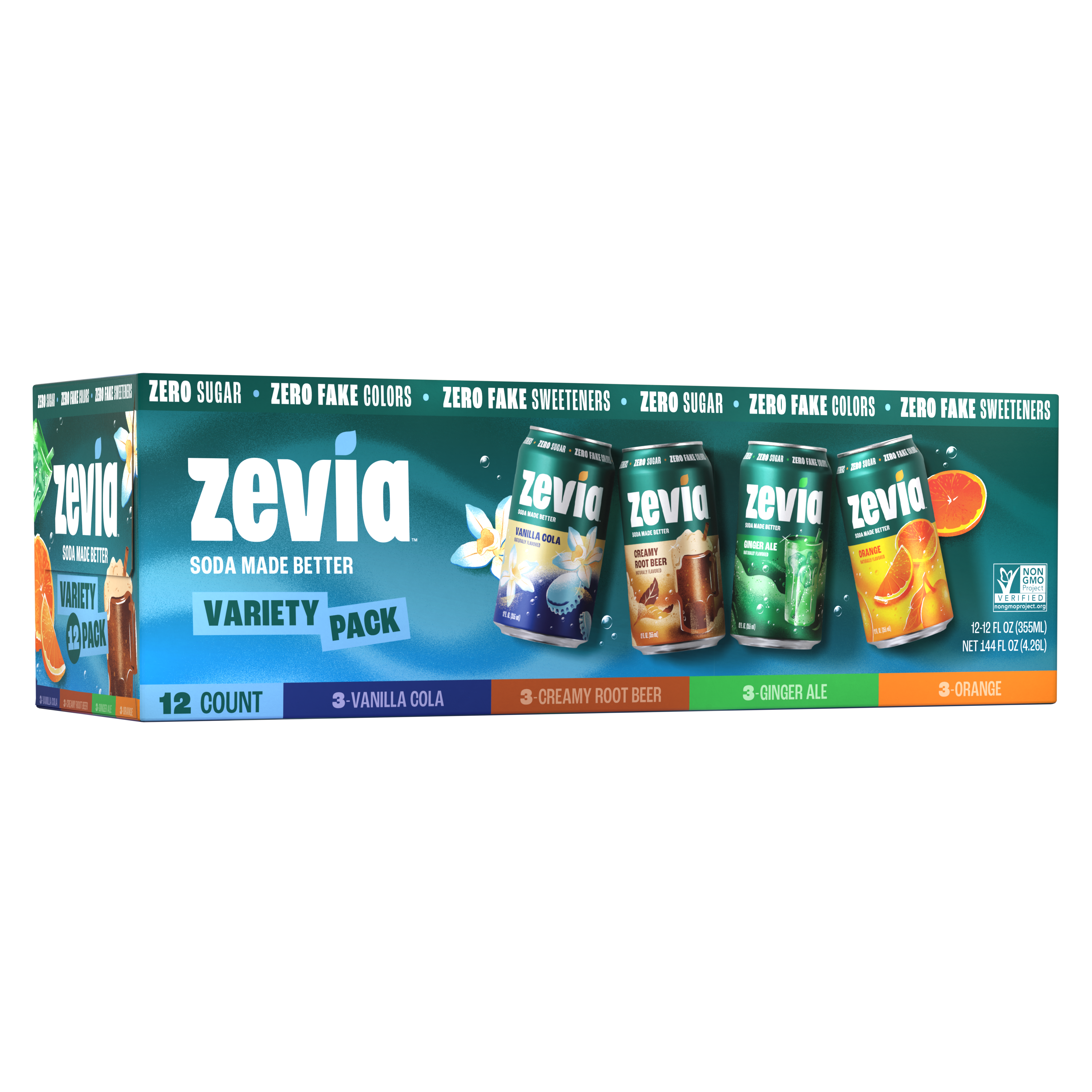 Pack varié de sodas fruités