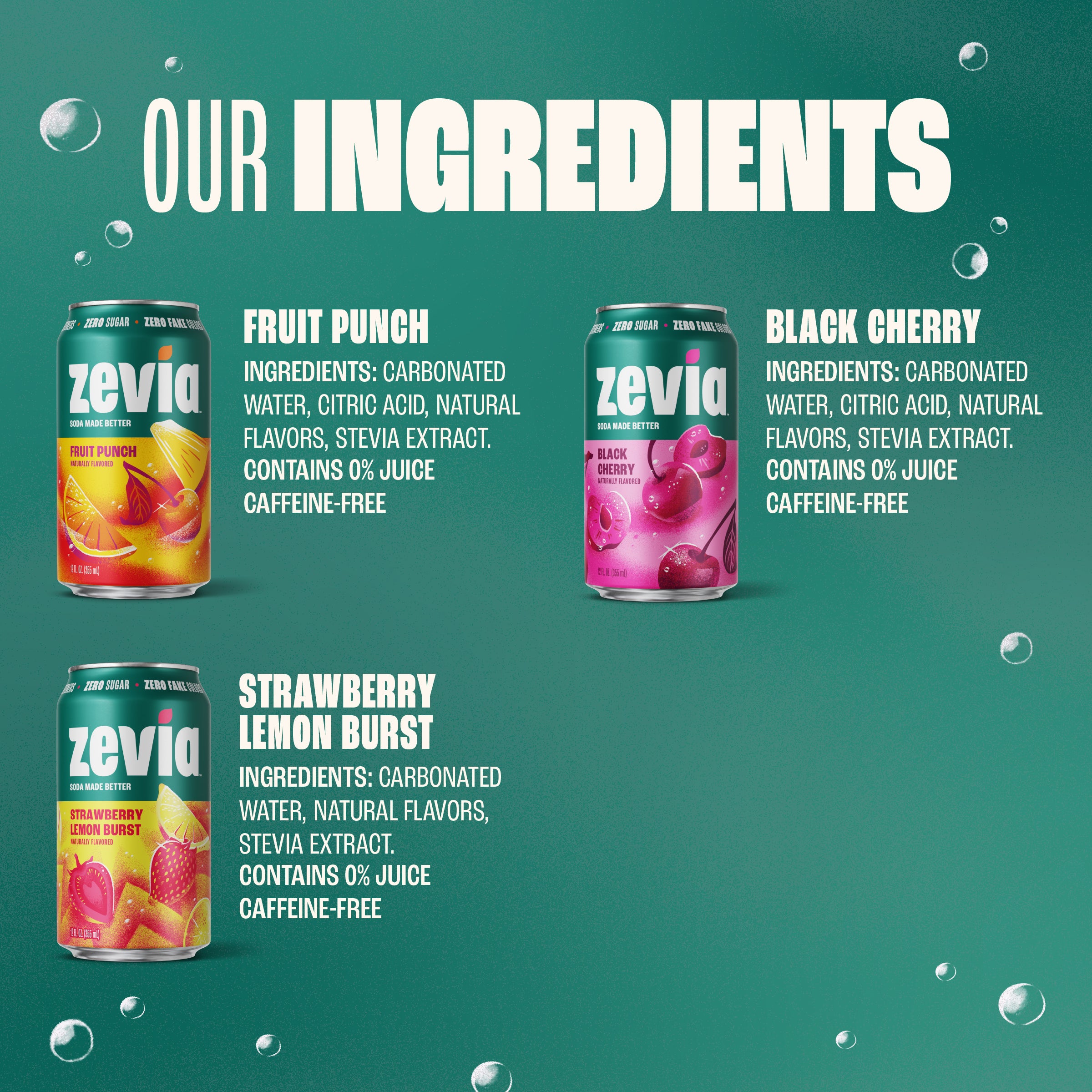 Pack varié de sodas fruités