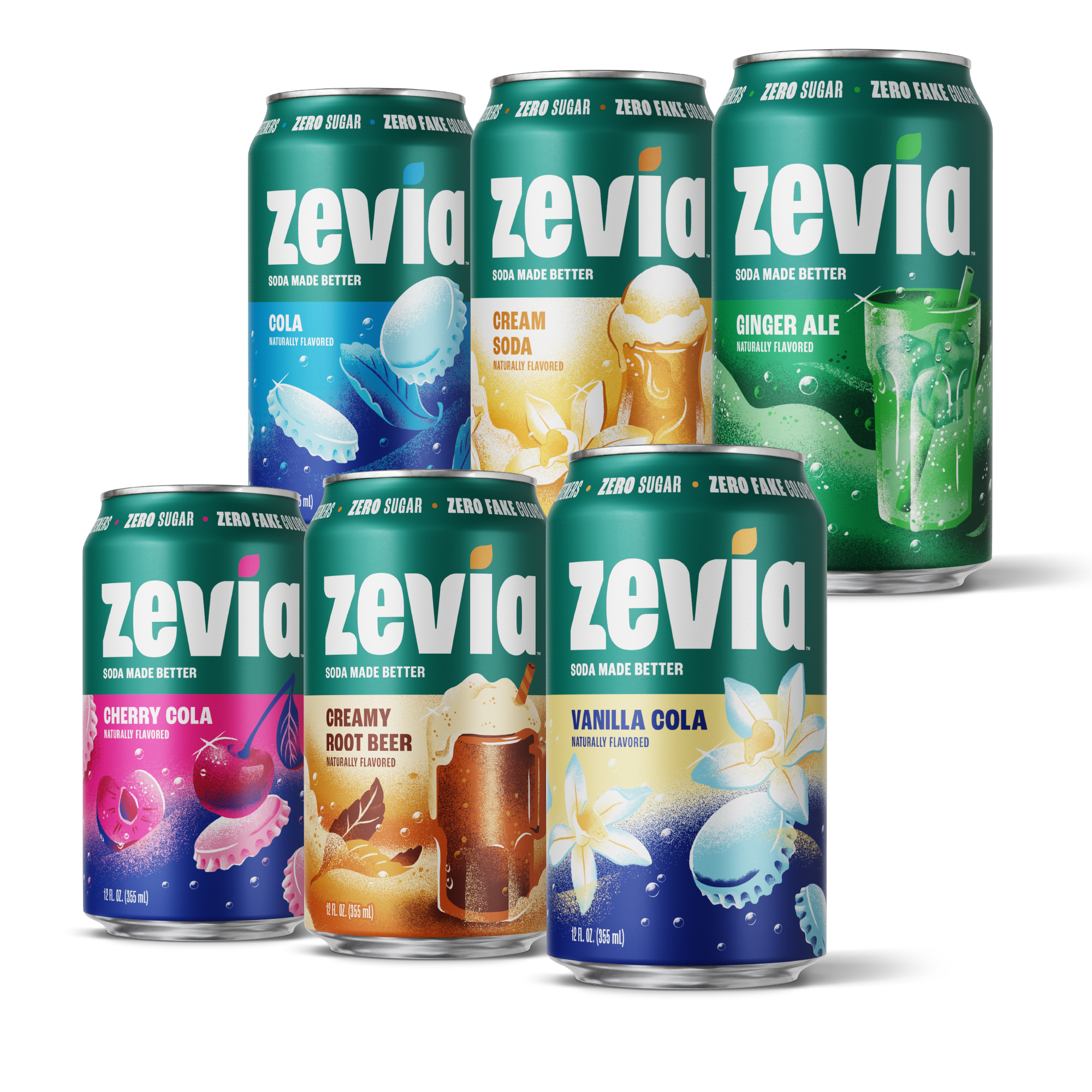 Pack de 6 sodas nostalgiques variés